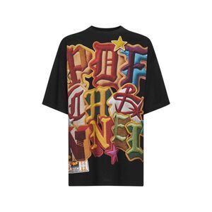 Pdf Men Black Cotton Jersey Printed T-Shirt